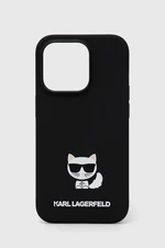 Obal na telefon Karl Lagerfeld iPhone 14 Pro 6,1'' černá barva