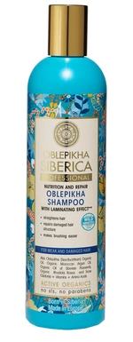 Natura Siberica Rakytníkový šampón pre slabé a poškodené vlasy 400 ml