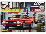 Level 4 Model Kit 1971 Ford Mustang Mach 1 James Bond 007 "Diamonds Are Forever" (1971) Movie 1/25 Scale Model by Revell