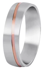 Beneto Pánský bicolor prsten z oceli SPP07 72 mm