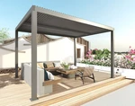 Bioklimatická zahradní pergola L46 3x3  m Antracit,Bioklimatická zahradní pergola L46 3x3  m Antracit