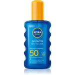 Nivea Sun Protect & Dry Touch neviditeľný sprej na opaľovanie SPF 50 200 ml