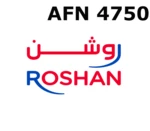 Roshan 4750 AFN Mobile Top-up AF