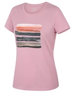 Husky Tee Vane L XS, light pink Dámské bavlněné triko
