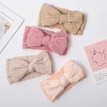 Double Layer Baby Bow Headband Newborn Soft Cotton Baby Girl Headbands Children Headwrap Kids Headwear Infant Hair Accessories