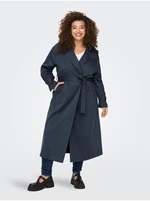 Dark blue women's light coat ONLY CARMAKOMA Hyachint - Ladies