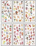 Happy children decorative sticker(1pack=6pieces)