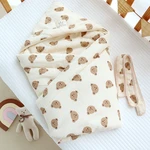 Newborn Blankets Comfortable Stroller Nap Wrap Bag for Babies 0-6M