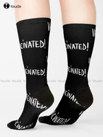 Vaccinated 2021 Socks Ankle Socks For Women Personalized Custom 360° Digital Print Gift Harajuku Unisex Adult Teen Youth Socks