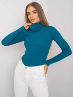 RUE PARIS Ladies ribbed turtleneck