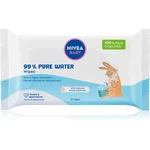 NIVEA BABY Pure Water osvěžující vlhčené ubrousky 57 ks