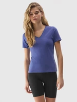 Dámské hladké tričko s organickou bavlnou - tmavě modré