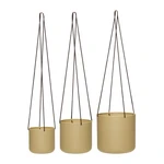 Metalowe wiszące osłonki na doniczki zestaw 3 szt. ø 25 cm Bloom – Hübsch
