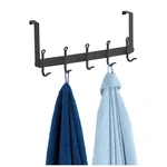 Czarny metalowy wieszak na drzwi 37 cm Nostalgia – Wenko