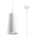 Biała ceramiczna lampa wisząca Nice Lamps Armica