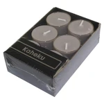 Zestaw 12 szarobrązowych świeczek tealight Ego Dekor Silea, 4 h