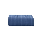 Niebieska bawełniana narzuta na łóżko dwuosobowe 220x235 cm Leona – Mijolnir