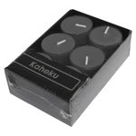 Zestaw 12 ciemnoszarych świeczek tealight Ego Dekor Silea, 4 h