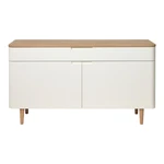 Niska komoda z drewna białego dębu Unique Furniture Amalfi