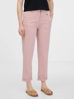 Orsay Světle růžové dámské kalhoty - Dámské
