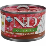Konzerva N&D Quinoa Dog Skin&Coat Venison 140g