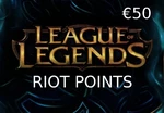 League of Legends 50 EUR Prepaid RP Card EU