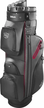 Wilson Staff I Lock Dry Cart Bag Negru/Roșu Geanta pentru golf
