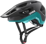 UVEX React Black/Teal Matt 56-59 Casco de bicicleta