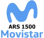 Movistar 1500 ARS Mobile Top-up AR