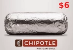 Chipotle $6 Gift Card US