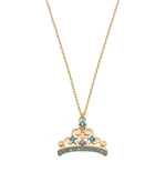 Disney Půvabný pozlacený náhrdelník Princess NS00020YZBL-157.CS (řetízek, přívěsek)