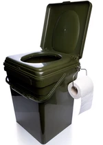 Ridgemonkey toaletní sedátko cozee + kbelík modular bucket 30l - toilet seat full kit