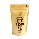 Káva Zlaté Zrnko - Etiopie - "OVOCNÁ" 1 kg MLETÁ: Mletí na domácí espresso kávovar a zalévání - turka (jemné)