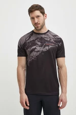 Športové tričko Rossignol čierna farba, s potlačou, RLLMY02