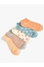 Koton Floral 5-Piece Booties Socks Set Multi Color
