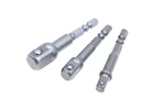 Adaptéry na gola hlavice do vrtačky, vel. 1/4”, 3/8”, 1/2”, sada 3 ks - EXTOL EX32600 Adaptéry na gola hlavice do vrtačky, vel. 1/4”, 3/8”, 1/2”, sada 3 ks - EXTOL EX32600