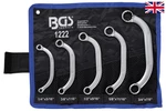 BGS technic Klíče očkové "C" profil, palcové 5ks - BGS 1222
