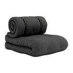 Fotel rozkładany Karup Design Buckle Up Dark Grey