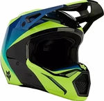 FOX V1 Streak Helmet Black/Yellow XL Prilba