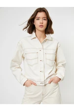 Koton Jacket - White - Fitted