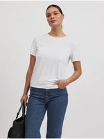 White basic T-shirt VILA Modala - Women