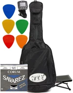 Muziker Classic Guitar Accessories Pack Tasche für Konzertgitarre, Gigbag für Konzertgitarre Schwarz
