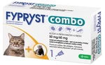 FYPRYST Combo 50 mg/60 mg Roztok na kvapkanie na kožu pre mačky a fretky 0.5 ml FYPRYST Combo 50 mg/60 mg Roztok na kvapkanie na kožu pre mačky a fretky 0.5 ml