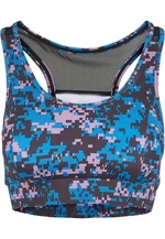 Dámská Tech Mesh podprsenka digitální duskviolet camo
