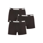 Nedeto 3PACK pánské boxerky Rebel černé (3NBR001) L