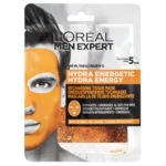 L'ORÉAL PARIS Men Expert povzbudzujúca textliná pleťová maska Hydra Energetic 32 g L'ORÉAL PARIS Men Expert povzbudzujúca textliná pleťová maska Hydra Energetic 32 g
