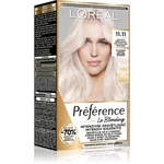 L’Oréal Paris Préférence Le Blonding farba na vlasy na zosvetlenie vlasov odtieň 11.11 Ultra-Light Cool Crystal Blonde 1 ks