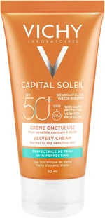 VICHY Idéal Soleil Ochranný krém na opaľovanie pre zamatovo jemnú pleť SPF 50+ 50 ml