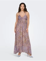 Brown-blue women's patterned maxi-dresses ONLY Phoenix - Women