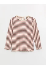 LC Waikiki Crew Neck Long Sleeve Striped Baby Girl T-Shirt